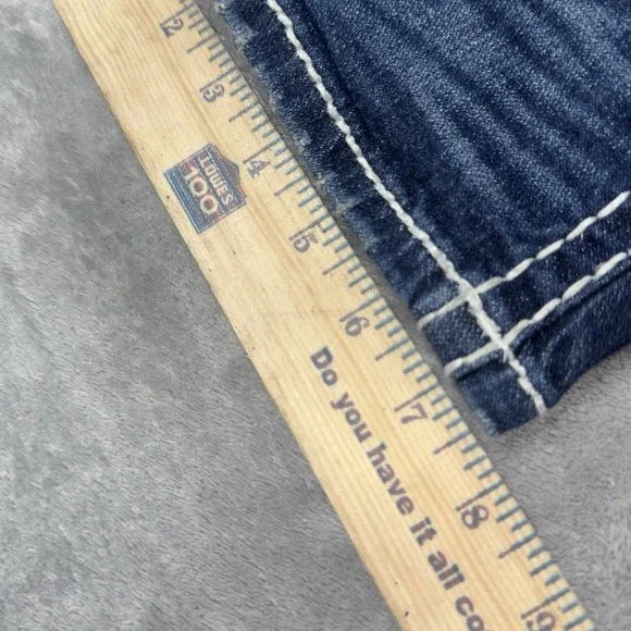 Rock Revival Jeans Mens 30 (Fits 31x29) Robin Straight Dark - Picture 15 of 16